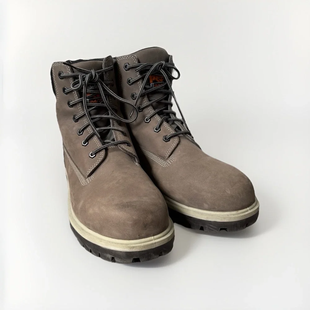 Timberland PRO 24/7 Waterproof Steel Toe Work Boots Men's US 13W Gray EH SR